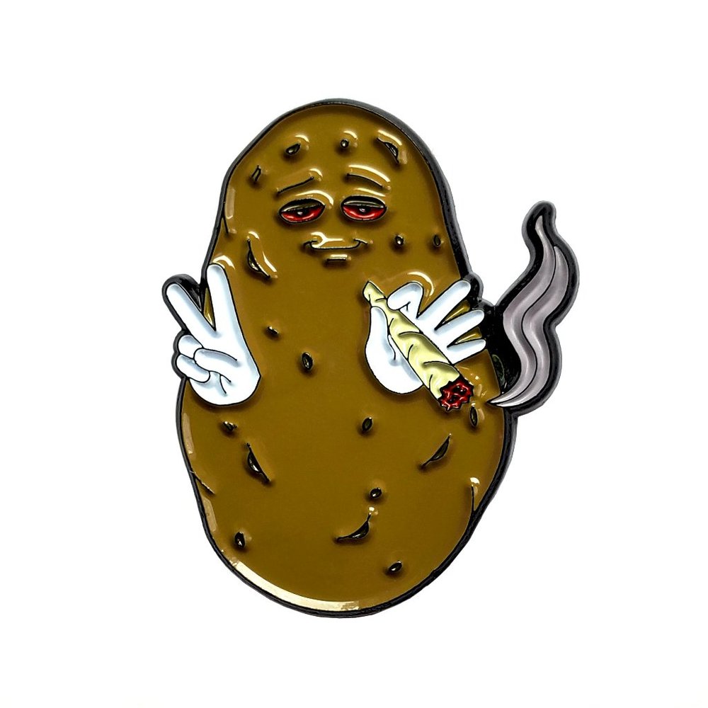 Baked Potato Enamel Pin